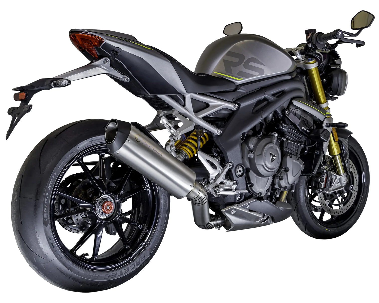 Triumph Speed Triple 1200 RS/RX 2025-2026 EVO-X Slip-on exhaust Pro-Race exhaust systems
