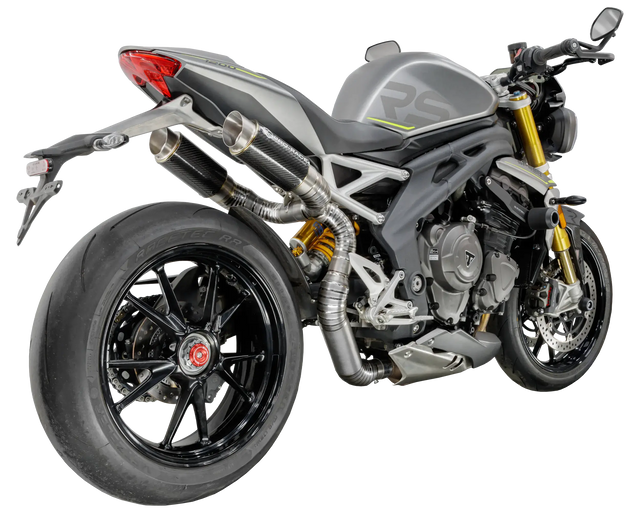 Triumph Speed Triple 1200 RS 2021-2024 GP-R1 Titanium under-seat exhaust system Pro-Race exhaust systems