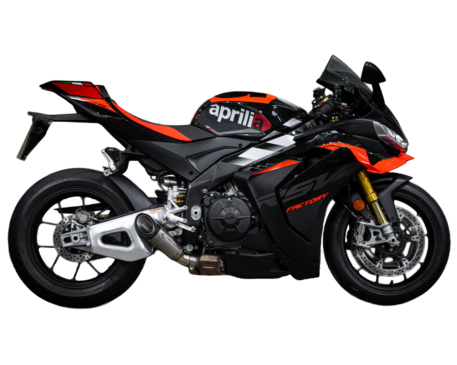 Aprilia RSV4 2025-2026 EVO-RS Slip-on exhaust (Low Mount) Pro-Race exhaust systems