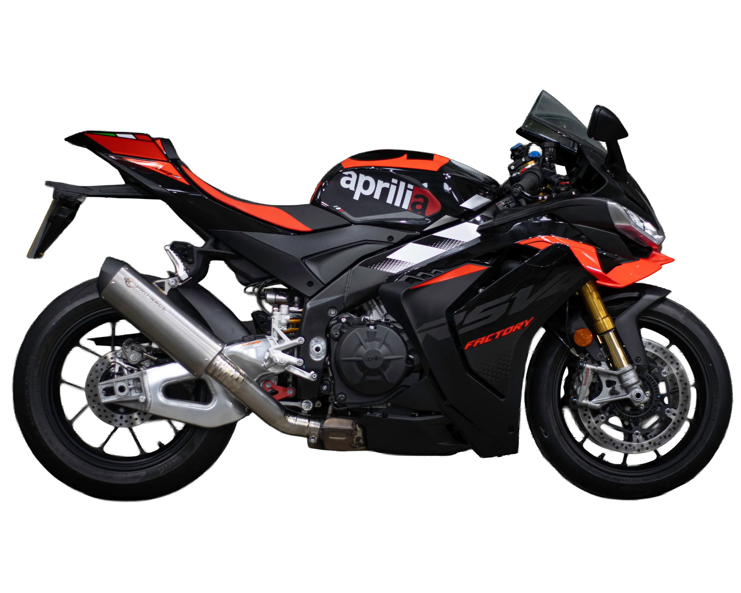 Aprilia RSV4 2025-2026 EVO-X Slip-on exhaust Pro-Race exhaust systems