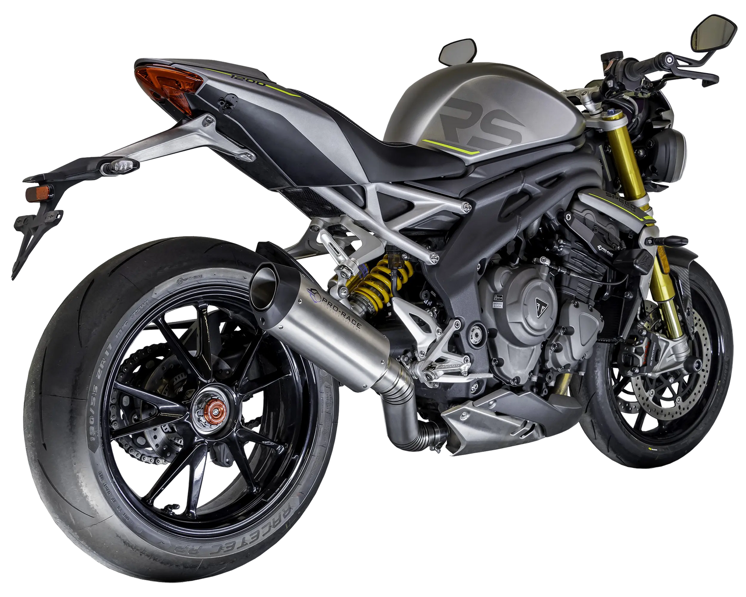 Triumph Speed Triple 1200 RS/RX 2025-2026 EVO-X Slip-on exhaust Pro-Race exhaust systems