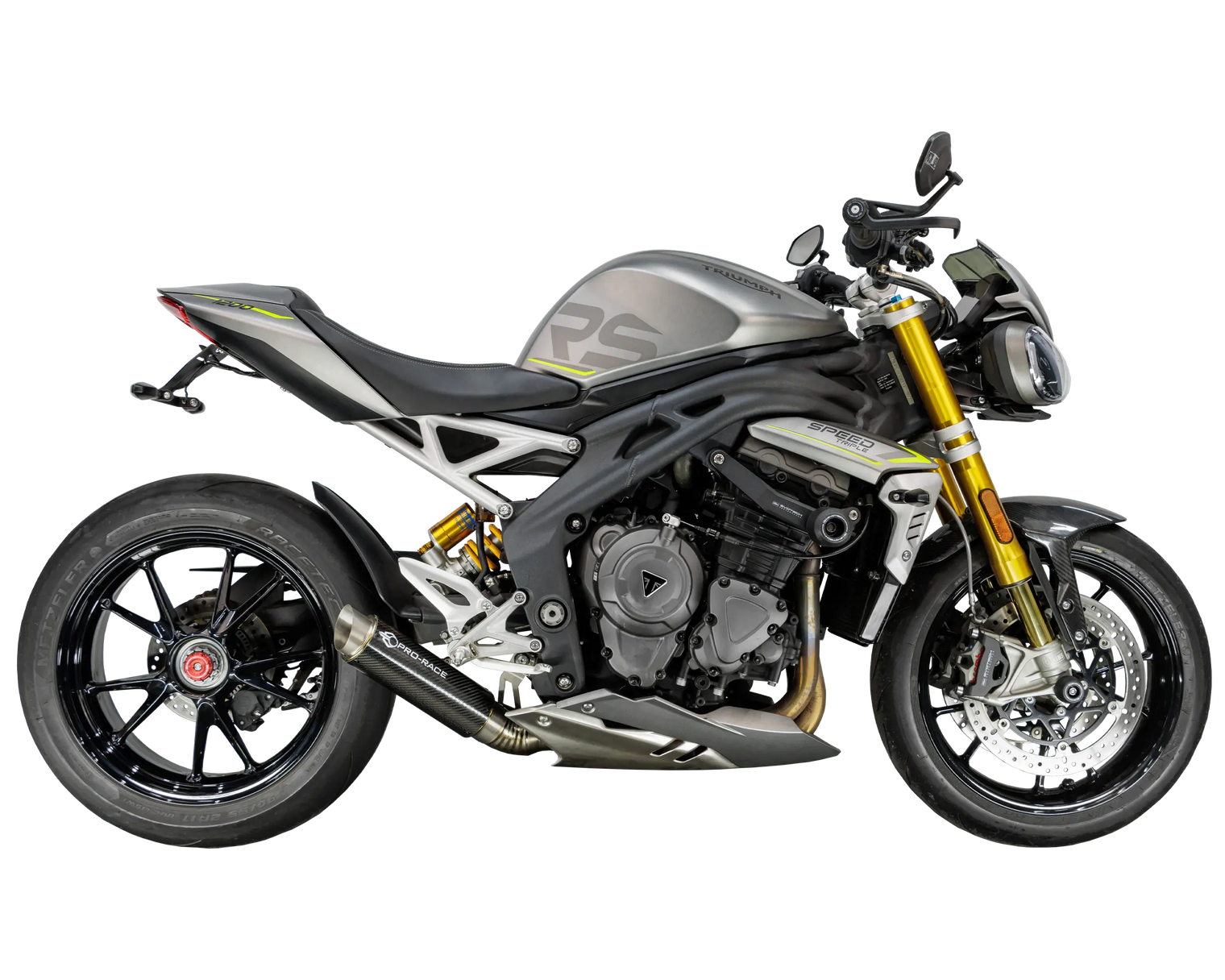 Triumph Speed Triple 1200 RS/RX 2025-2026 GP-R1L Slip-on exhaust (Low Mount) Pro-Race exhaust systems