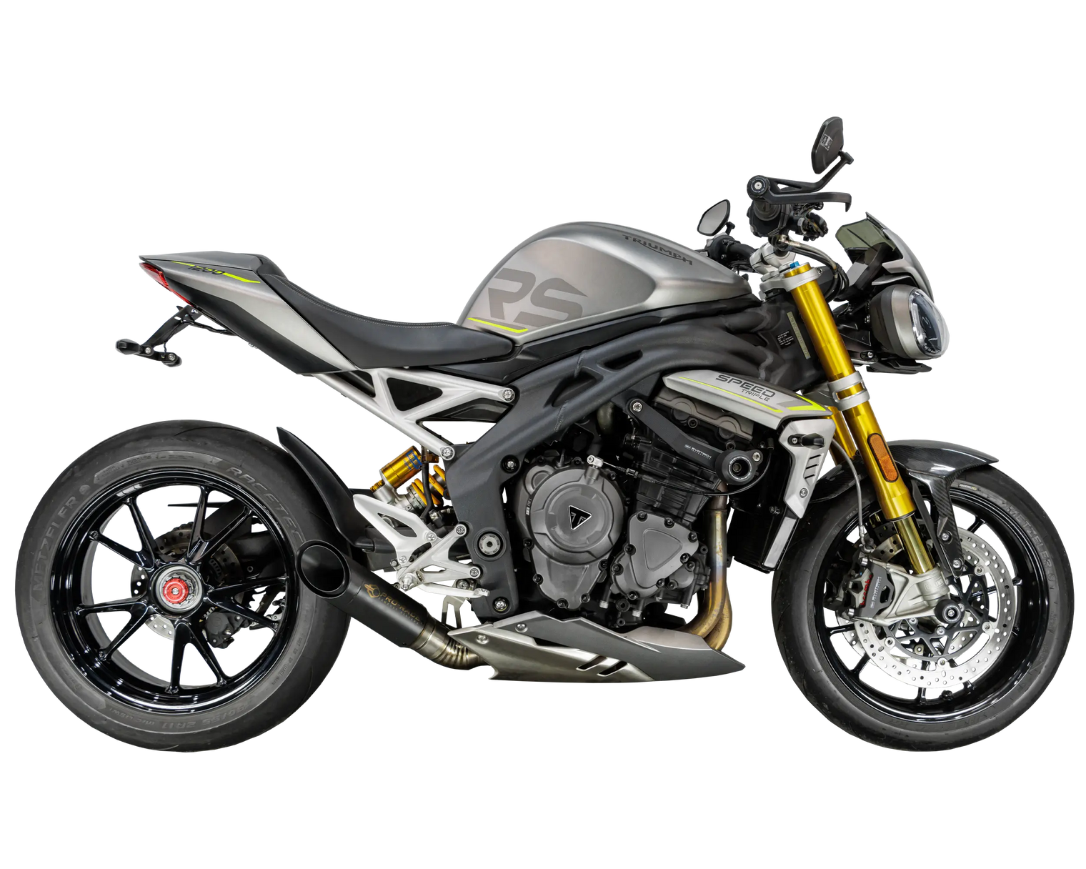 Triumph Speed Triple 1200 RS/RX 2025-2026 GP-R4 Slip-on exhaust (Low Mount) Pro-Race exhaust systems