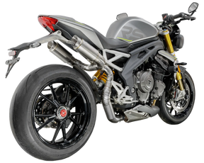 Triumph Speed Triple 1200 RS 2021-2024 GP-R1 Titanium under-seat exhaust system Pro-Race exhaust systems