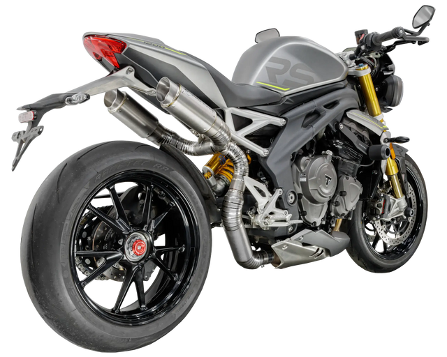 Triumph Speed Triple 1200 RS 2021-2024 GP-R1 Titanium under-seat exhaust system Pro-Race exhaust systems