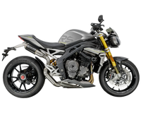 Triumph Speed Triple 1200 RS 2021-2024 GP-R1 Titanium under-seat exhaust system Pro-Race exhaust systems
