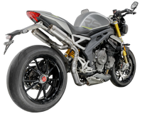 Triumph Speed Triple 1200 RS 2021-2024 GP-R2 Titanium under-seat exhaust system Pro-Race exhaust systems