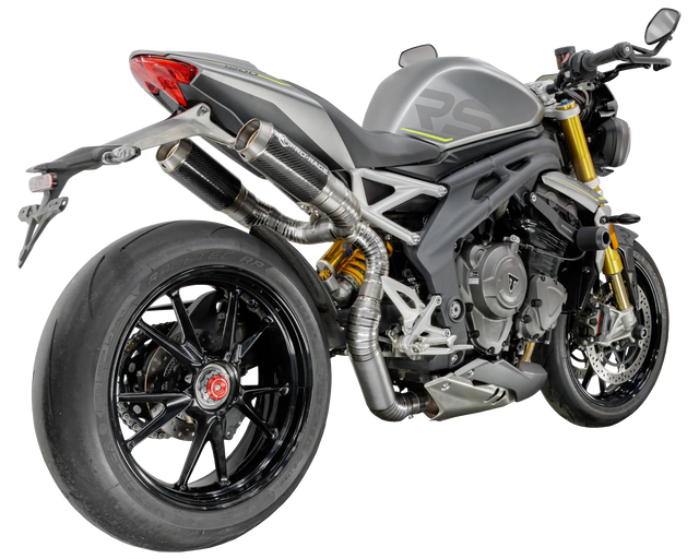 Triumph Speed Triple 1200 RS 2021-2024 GP-R2 Titanium under-seat exhaust system Pro-Race exhaust systems