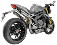 Triumph Speed Triple 1200 RS 2021-2024 GP-R3 Titanium under-seat exhaust system Pro-Race exhaust systems