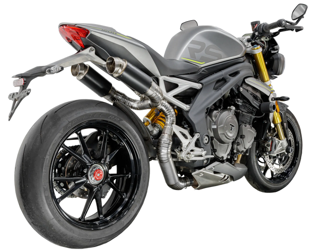 Triumph Speed Triple 1200 RS 2021-2024 GP-R3 Titanium under-seat exhaust system Pro-Race exhaust systems