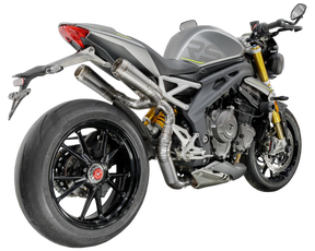 Triumph Speed Triple 1200 RS 2021-2024 GP-RC1 Titanium under-seat exhaust system Pro-Race exhaust systems