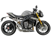 Triumph Speed Triple 1200 RS 2021-2024 GP-RC1 Titanium under-seat exhaust system Pro-Race exhaust systems