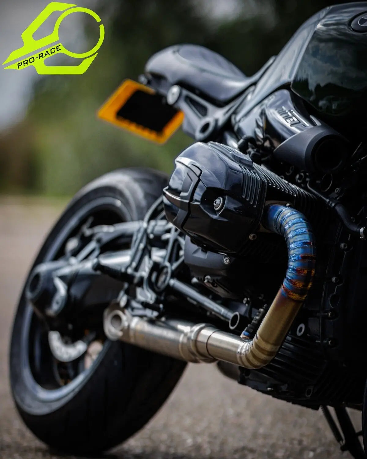 BMW R Nine-T Roadster 2021-2024 SR-1 Full Titanium Pie-cut Exhaust System Pro-Race exhaust systems
