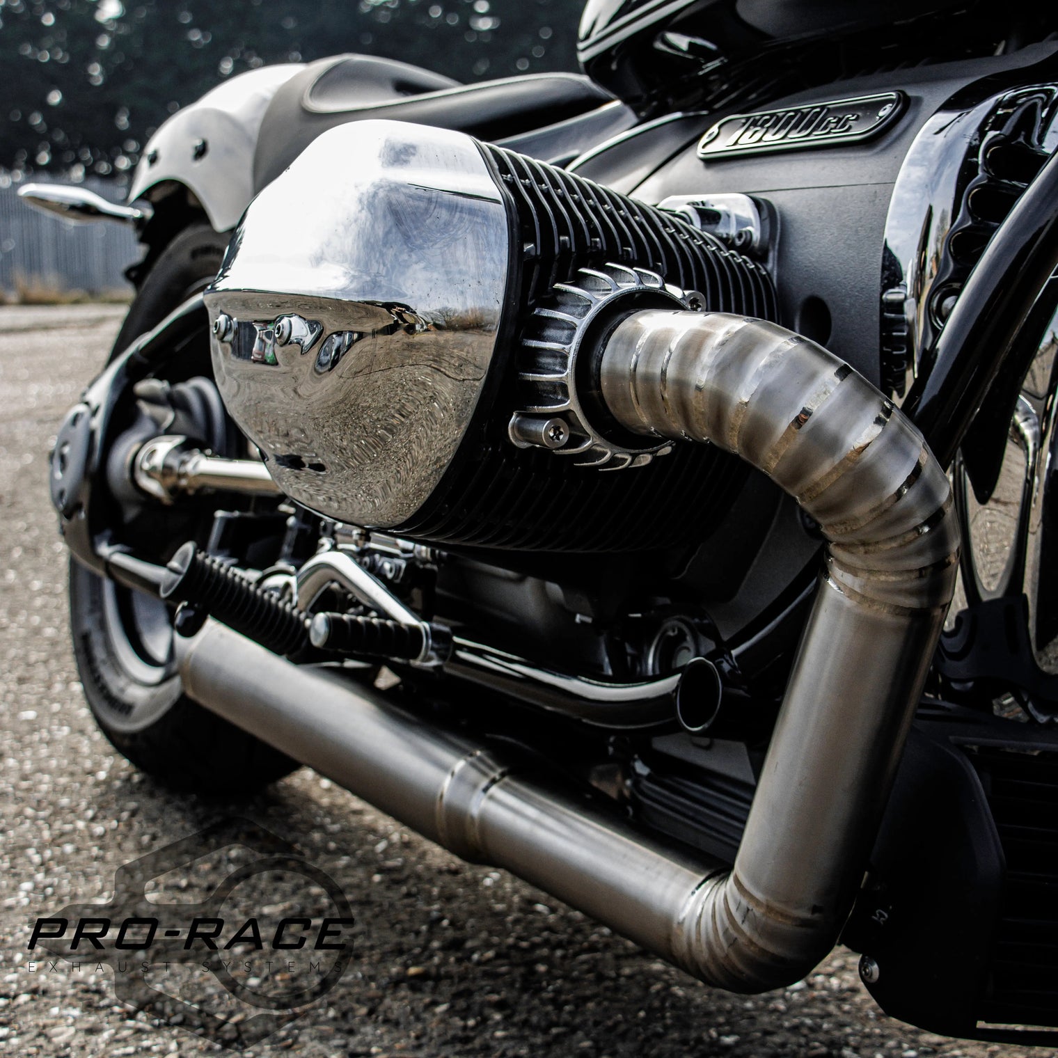 BMW R18 2020-2024 SR-1 Full titanium Pie-cut SR-1 Exhaust System Pro-Race exhaust systems