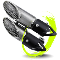 Triumph speed triple 1200 RS/RR 2021-2024 GP-S1 Heatshields Only (Pair) Pro-Race exhaust systems