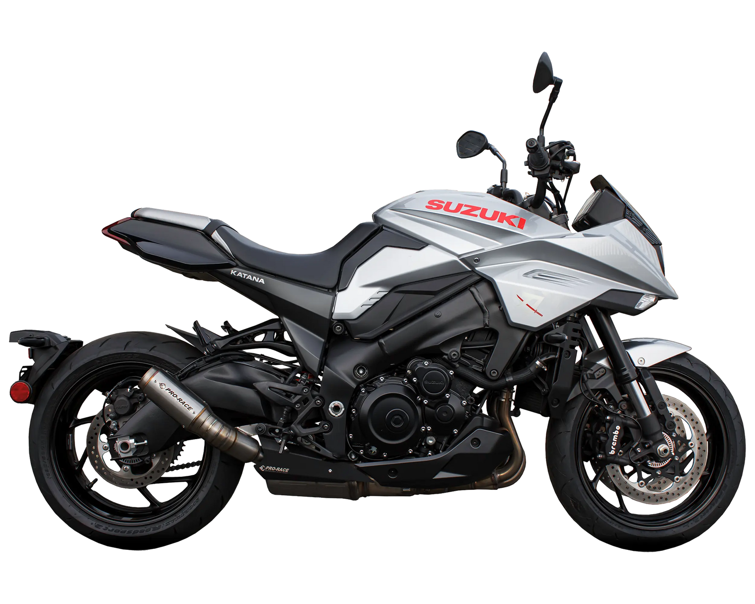 Suzuki Katana 2019-2024 GP-R2 Slip-on exhaust Pro-Race exhaust systems