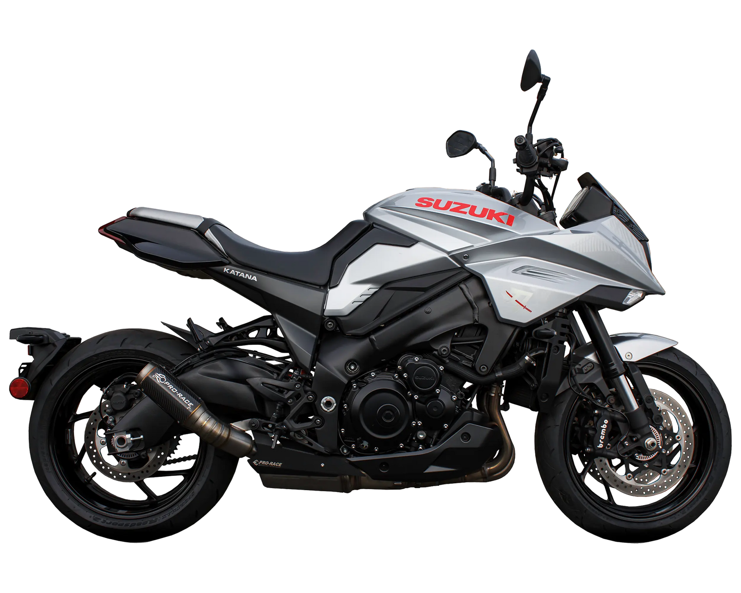 Suzuki Katana 2019-2024 GP-R2 Slip-on exhaust Pro-Race exhaust systems