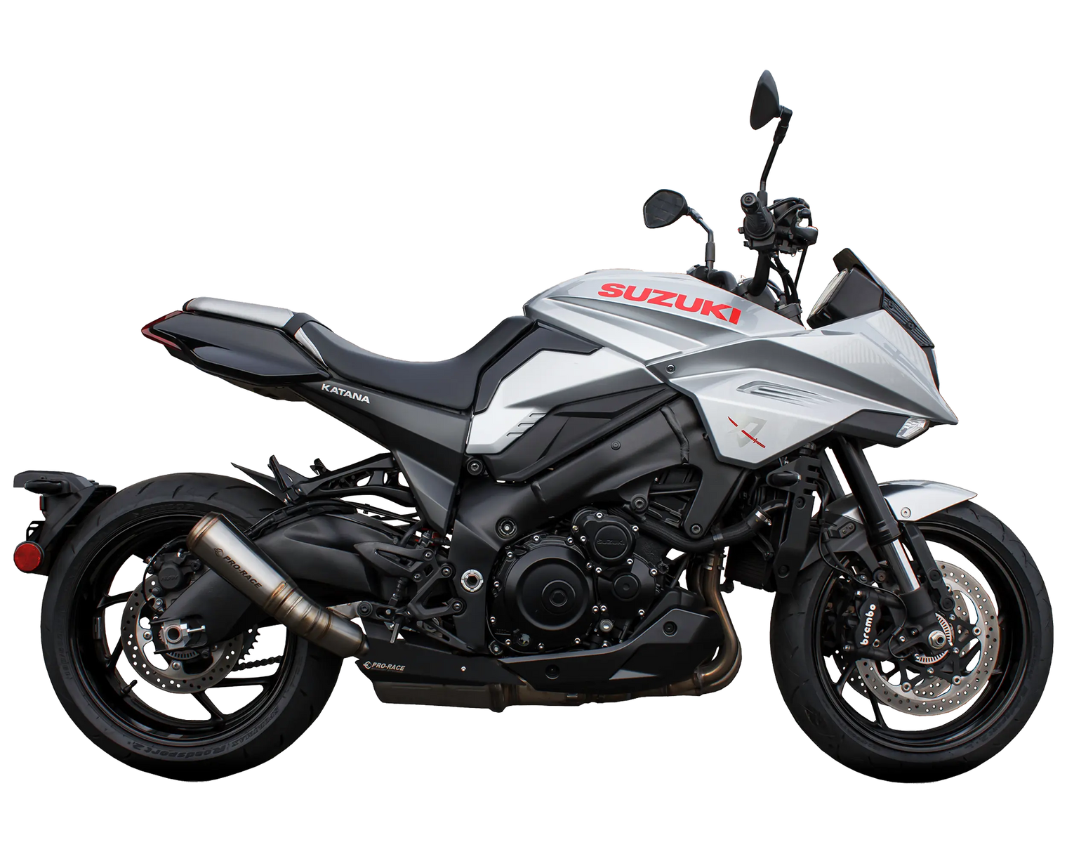 Suzuki Katana 2019-2024 GP-RC1 Slip-on exhaust Pro-Race exhaust systems