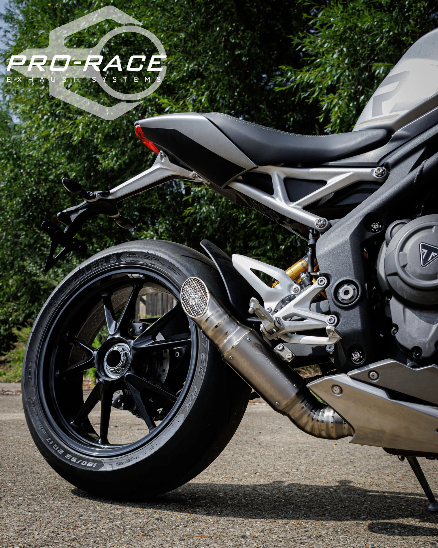 Triumph Speed Triple 1200 RS/RR 2021-2024 GP-S1R Low Mount Slip-on exhaust Pro-Race exhaust systems