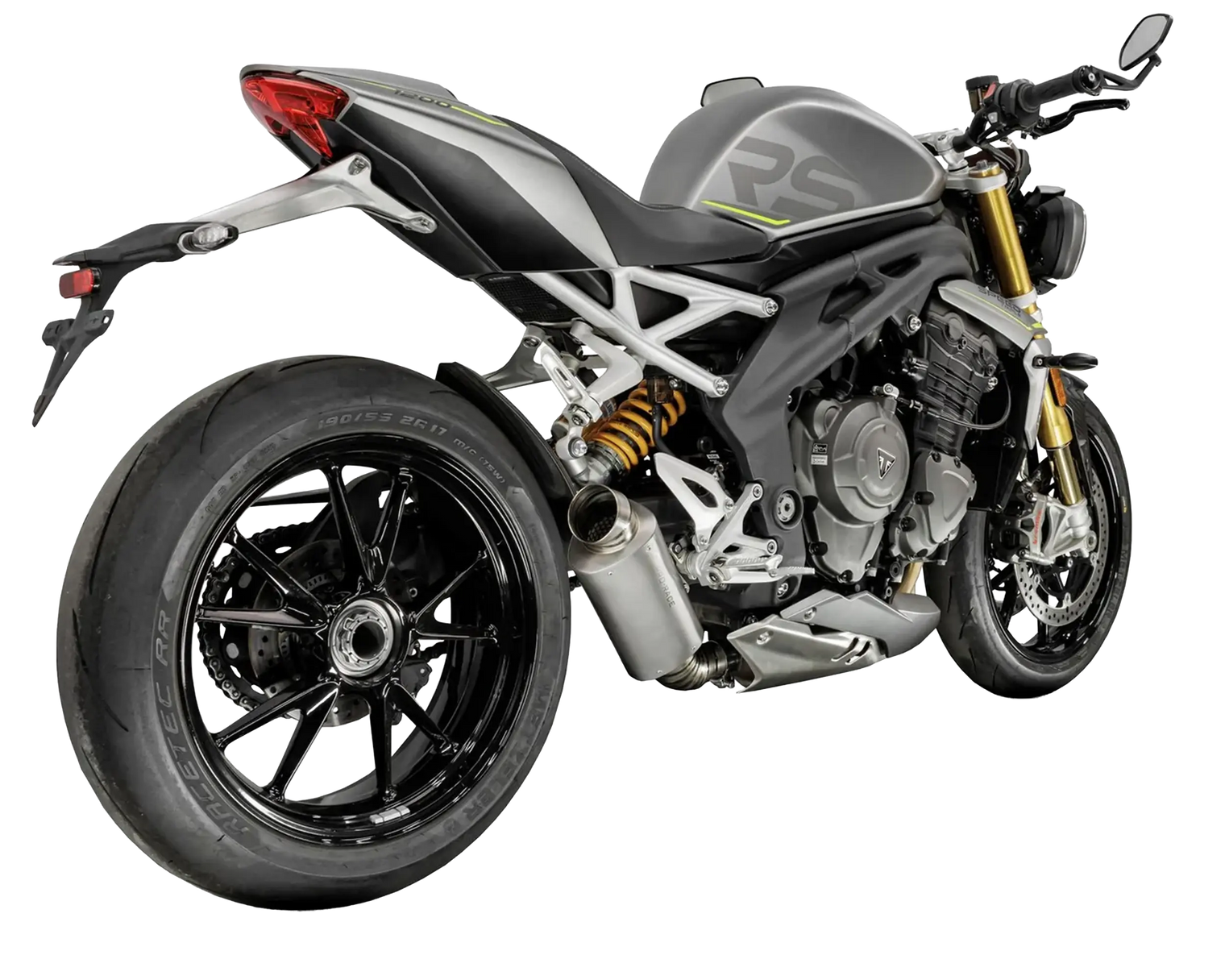 Triumph Speed Triple 1200 RS/RX 2025-2026 Tri-Oval Low Mount Slip-on exhaust Pro-Race exhaust systems