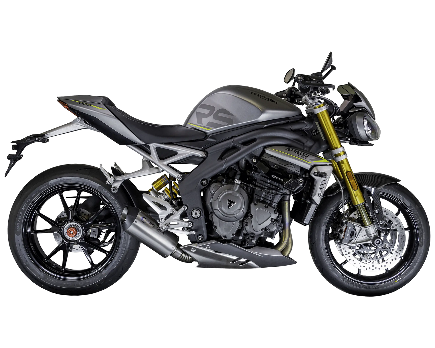Triumph Speed Triple 1200 RS/RX 2025-2026 EVO-X Slip-on exhaust (Low Mount) Pro-Race exhaust systems