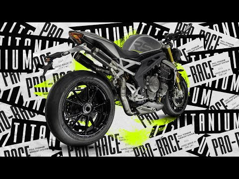 Triumph speed triple 1200 RS/RX 2025-2026 GP-R2 under-seat exhaust system